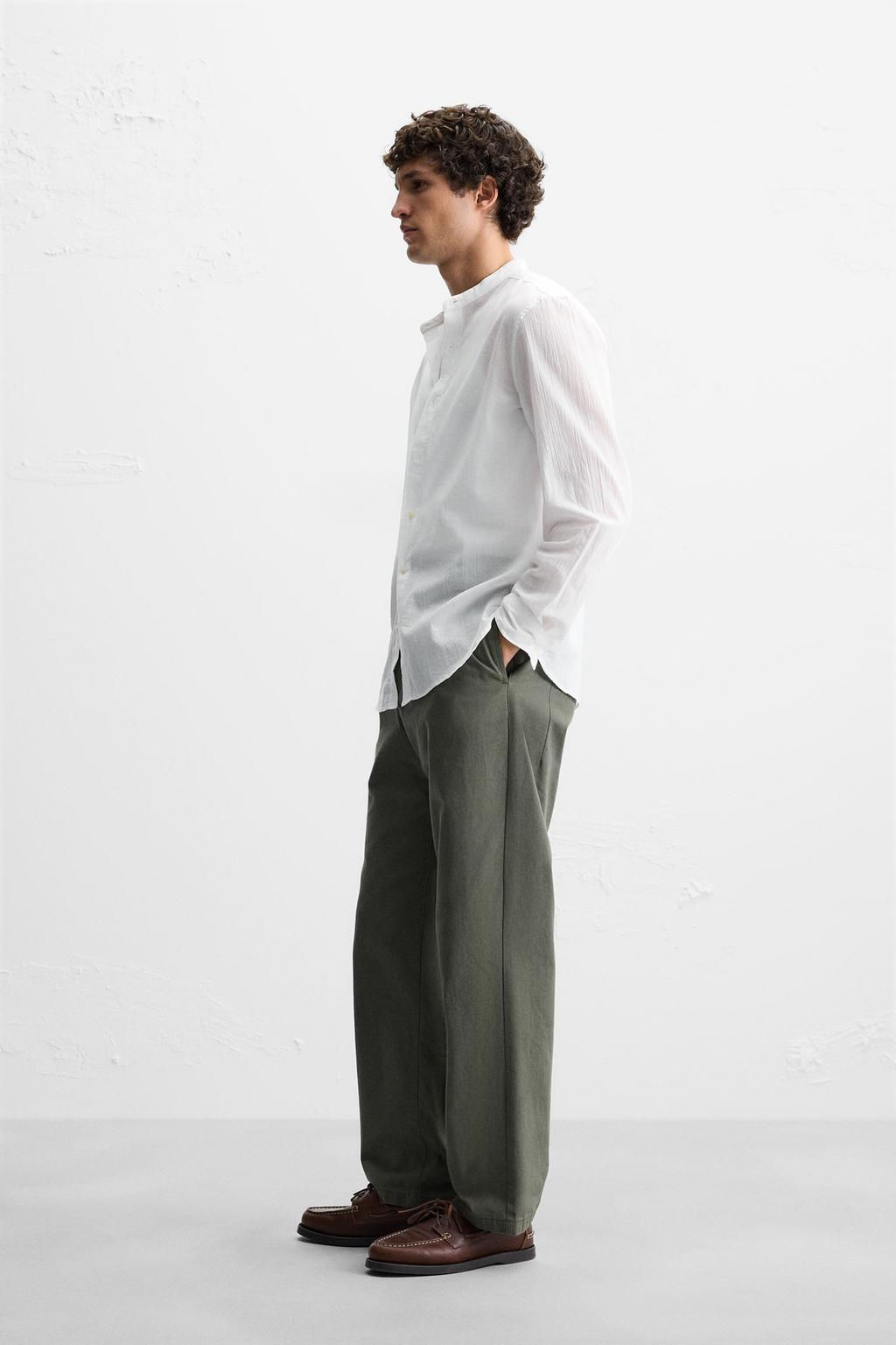 CREASED-EFFECT SHIRT - Zara фото 4