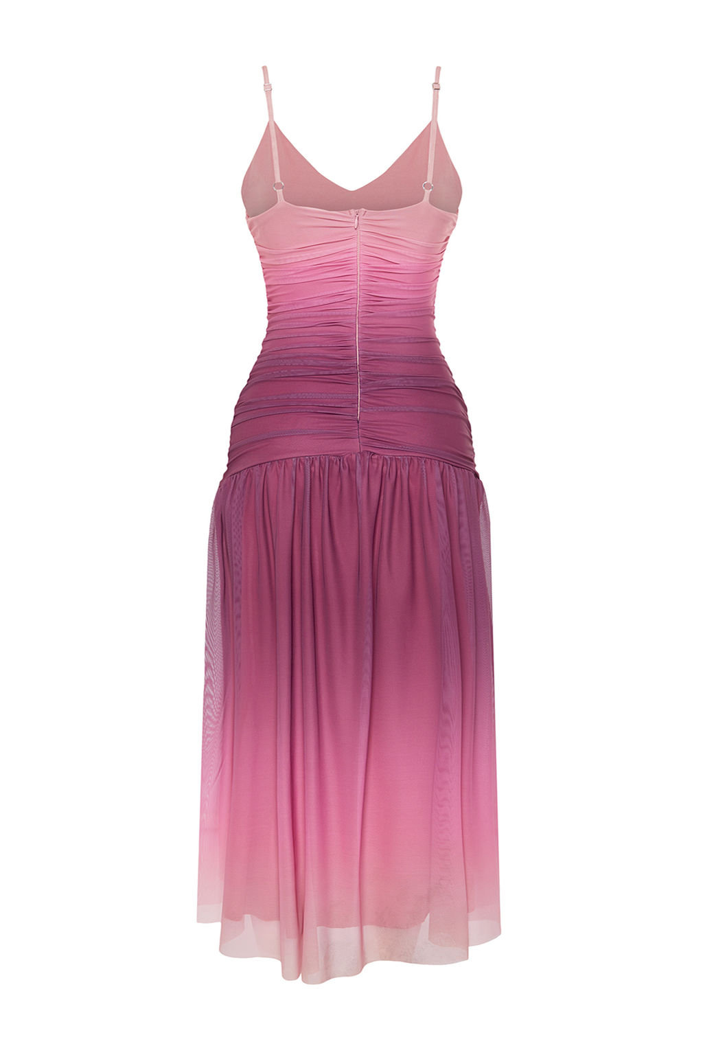 Cok Renkli A-Kesim Orme Tul Elbise TPRSS24EL00055 - Trendyolmilla фото 9