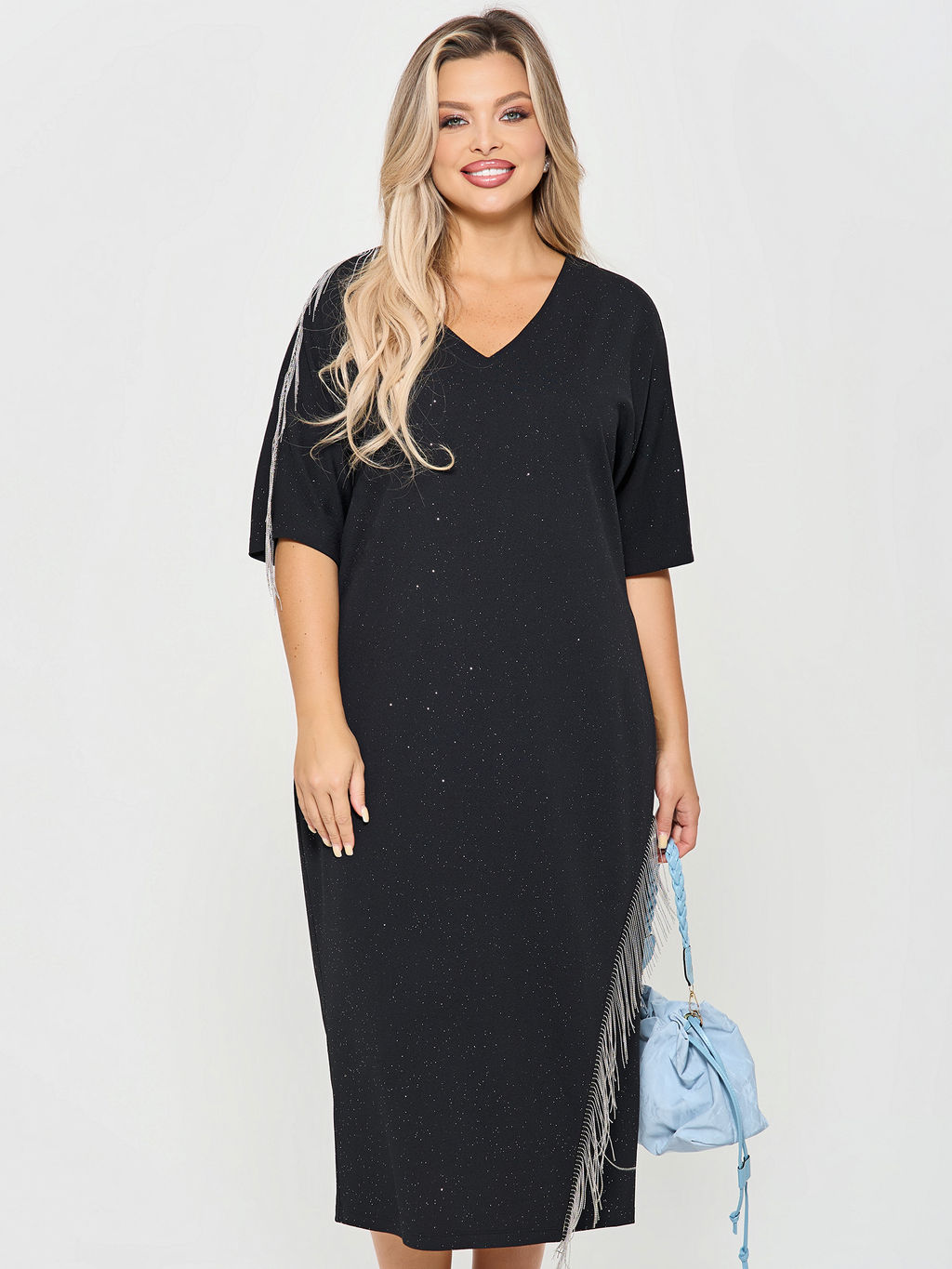 Платье 0349-1п тёмно-синий - Dora фото 81