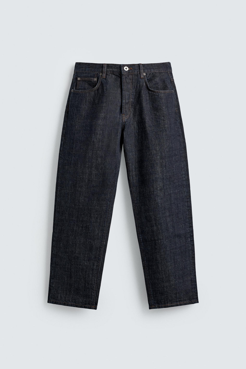 LIMITED EDITION RELAXED STRAIGHT-LEG JEANS - Zara фото 9