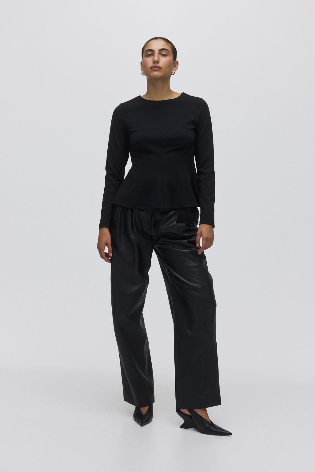 Top de punto con peplum - H&m фото 5