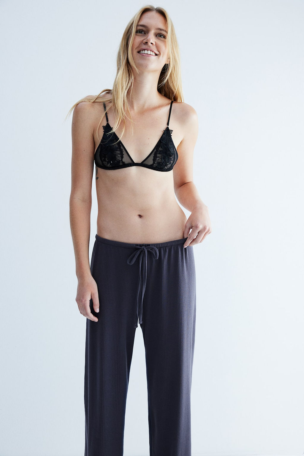 Pantalon amplio de punto - H&m фото 3