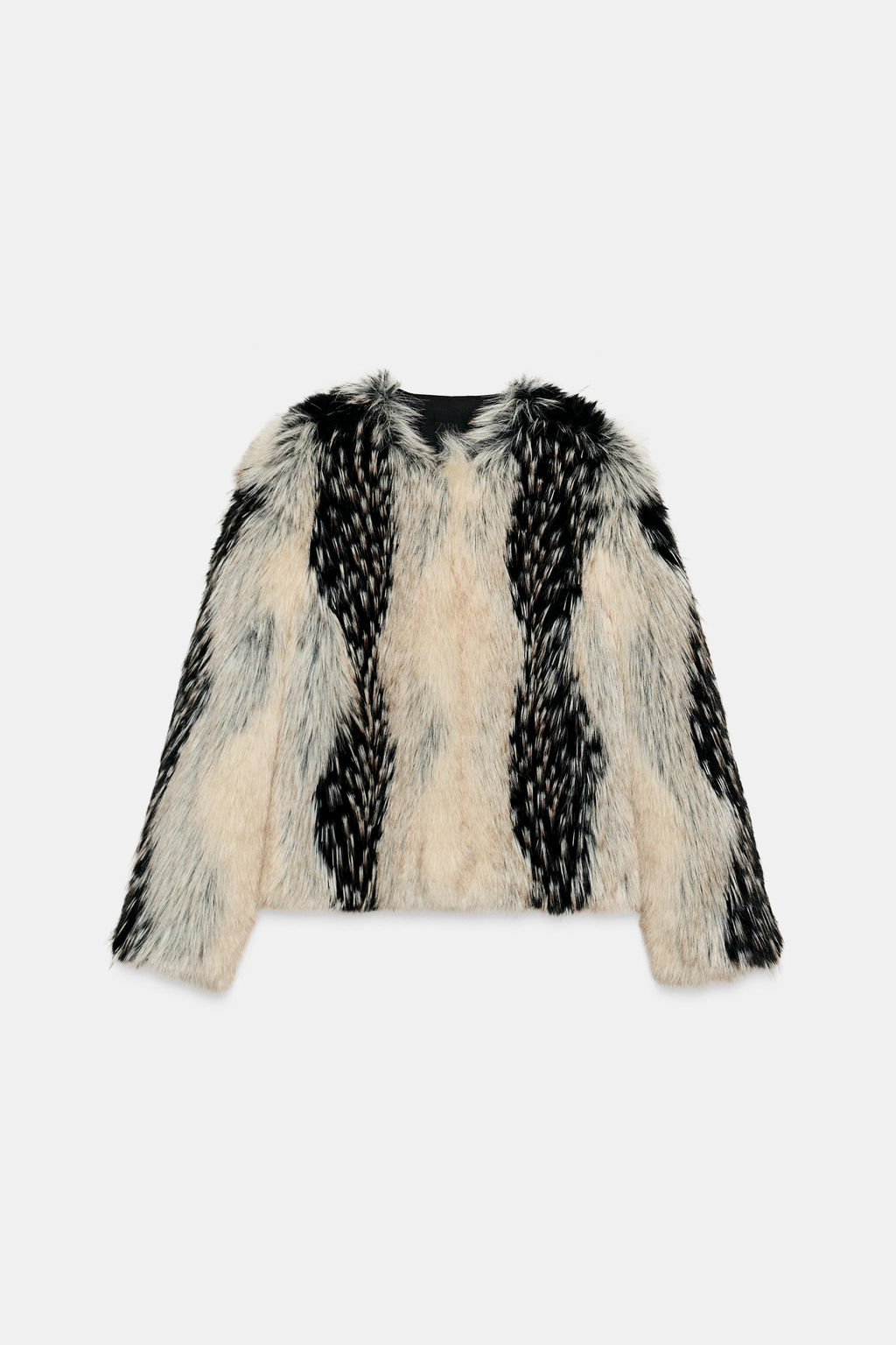 SHORT FAUX FUR COAT ZW COLLECTION - Zara фото 5