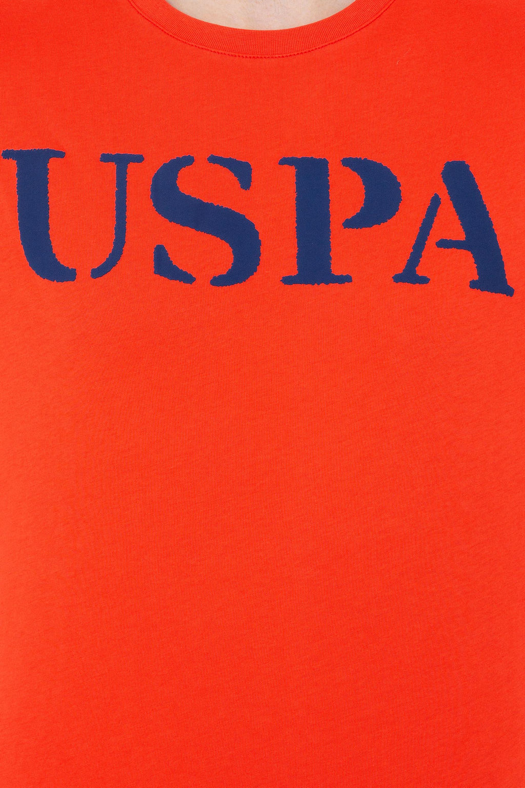 Мужская светло-красная футболка с круглым вырезом Basic - U.s. polo assn фото 7