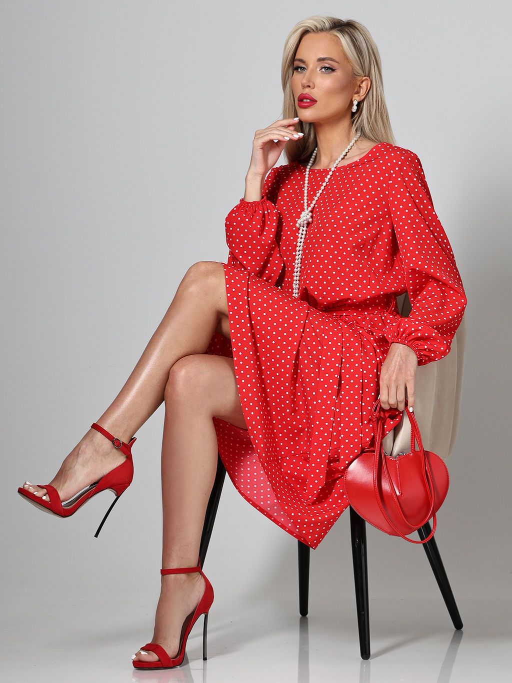 Платье Ставка на женственность, рэд - Dstrend фото 8