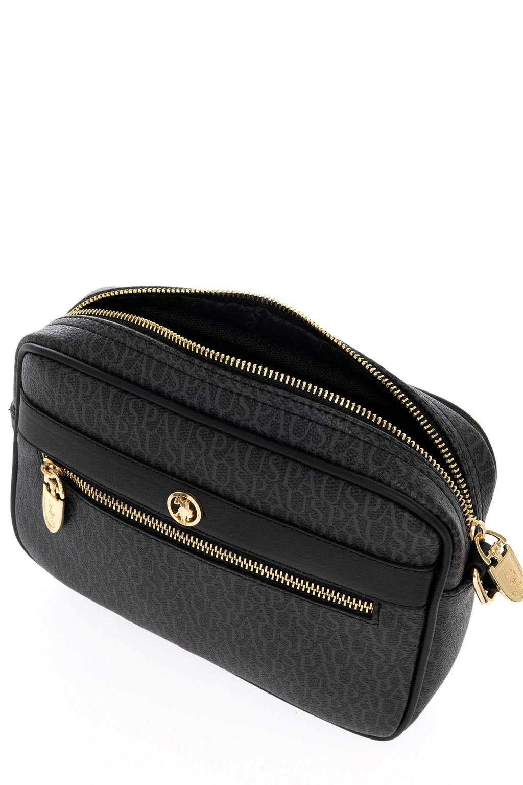 U. S. Polo Assn / Женская черная сумка через плечо - U.s. polo assn фото 5