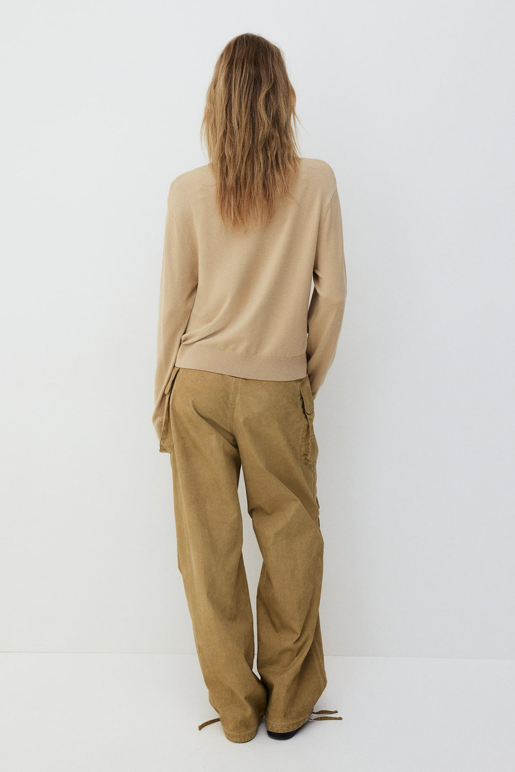 Jersey corto en punto fino - H&m фото 4