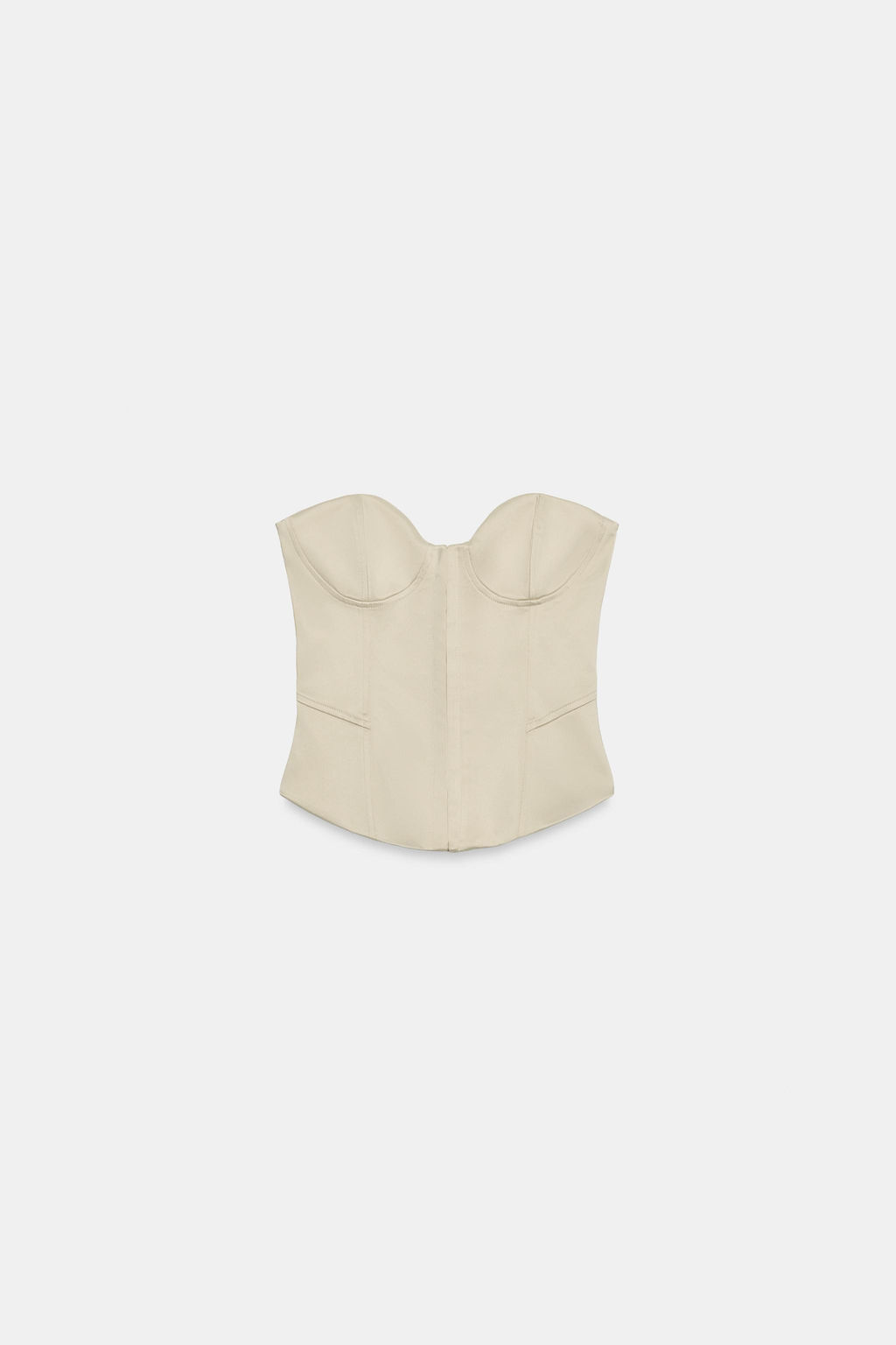 TOP CORSETERO SATINADO PALABRA DE HONOR / Arena