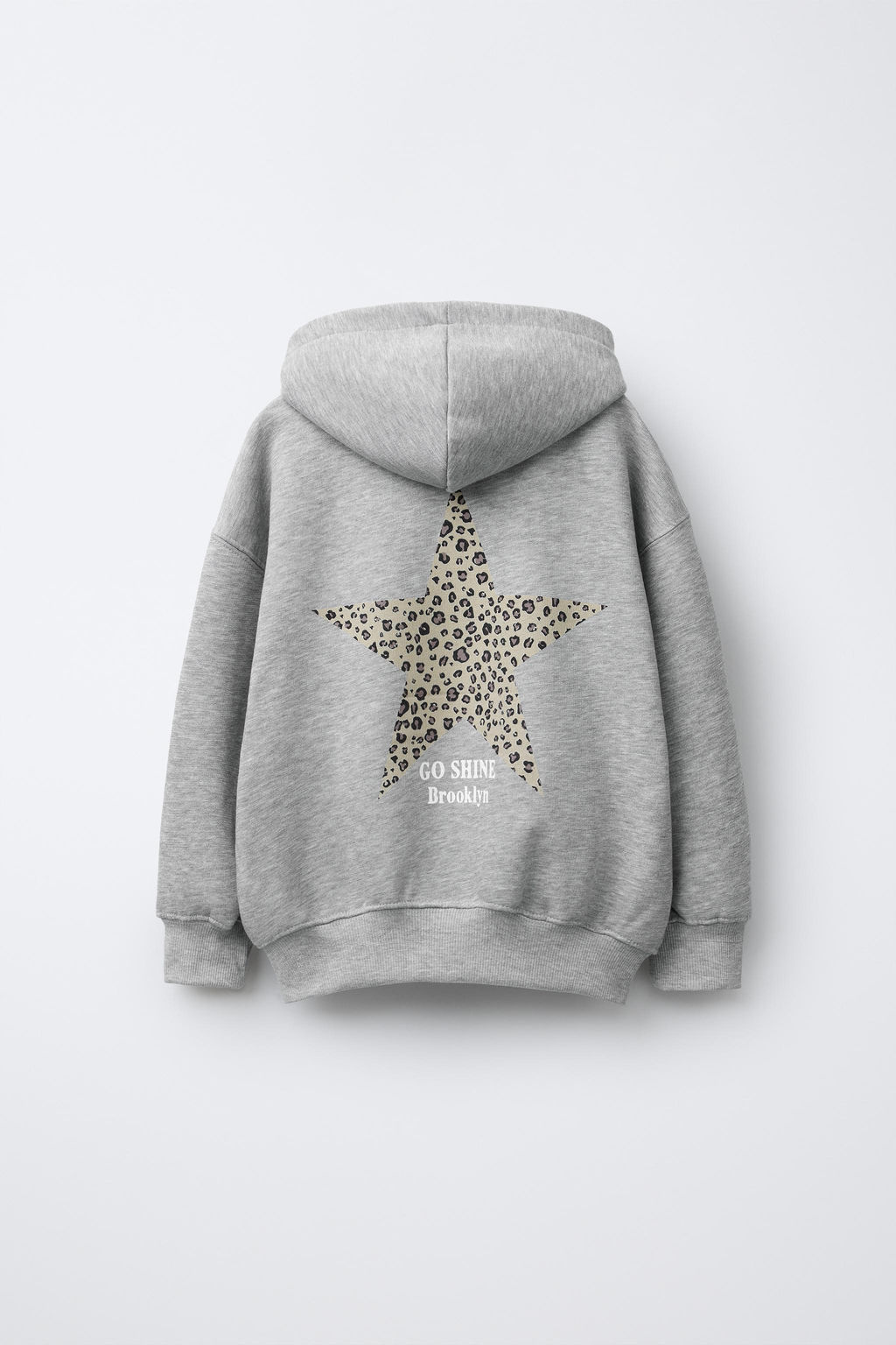 ANIMAL PRINT STAR HOODIE - Zara фото 2