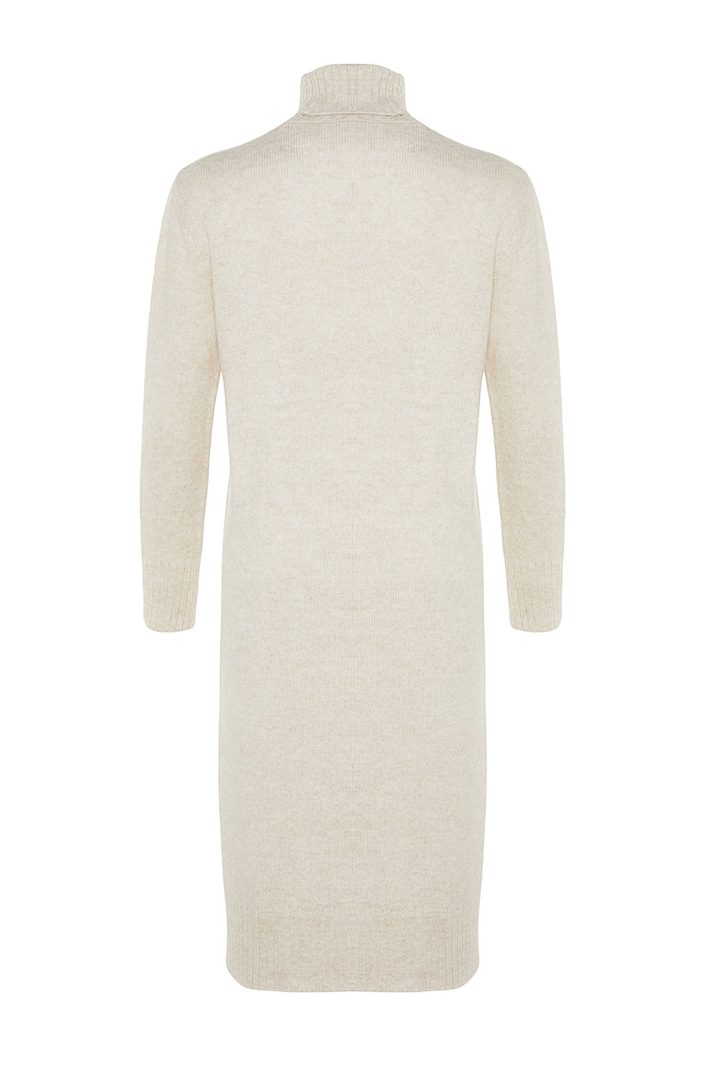 TRENDYOLMILLA Camel Midi Triko Genis Kal?p Yumusak Dokulu Elbise TWOAW24EL00034 фото 21