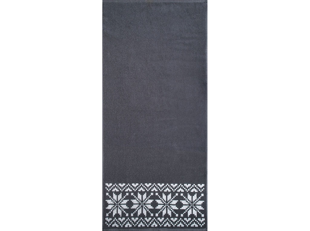 Полотенце махровое 6с102.411ж1 Расписные(графит5) 67х150см
