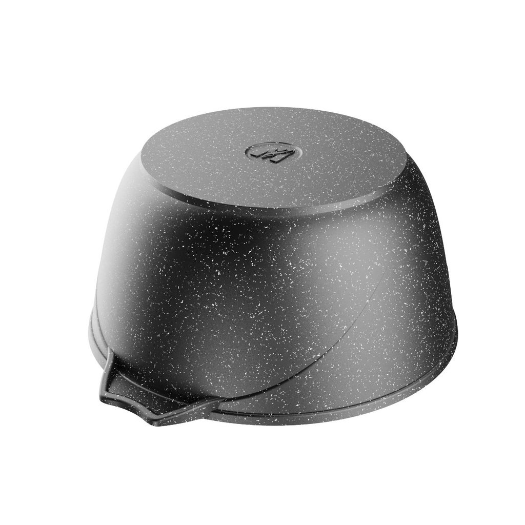 Кастрюля алюмин. 6л (АП) гранит black (46802) (Мечта)