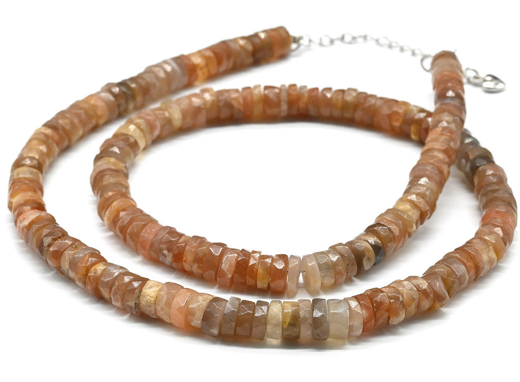 Бусы из Беломорита диск 7*3мм, 47см, 38,07г