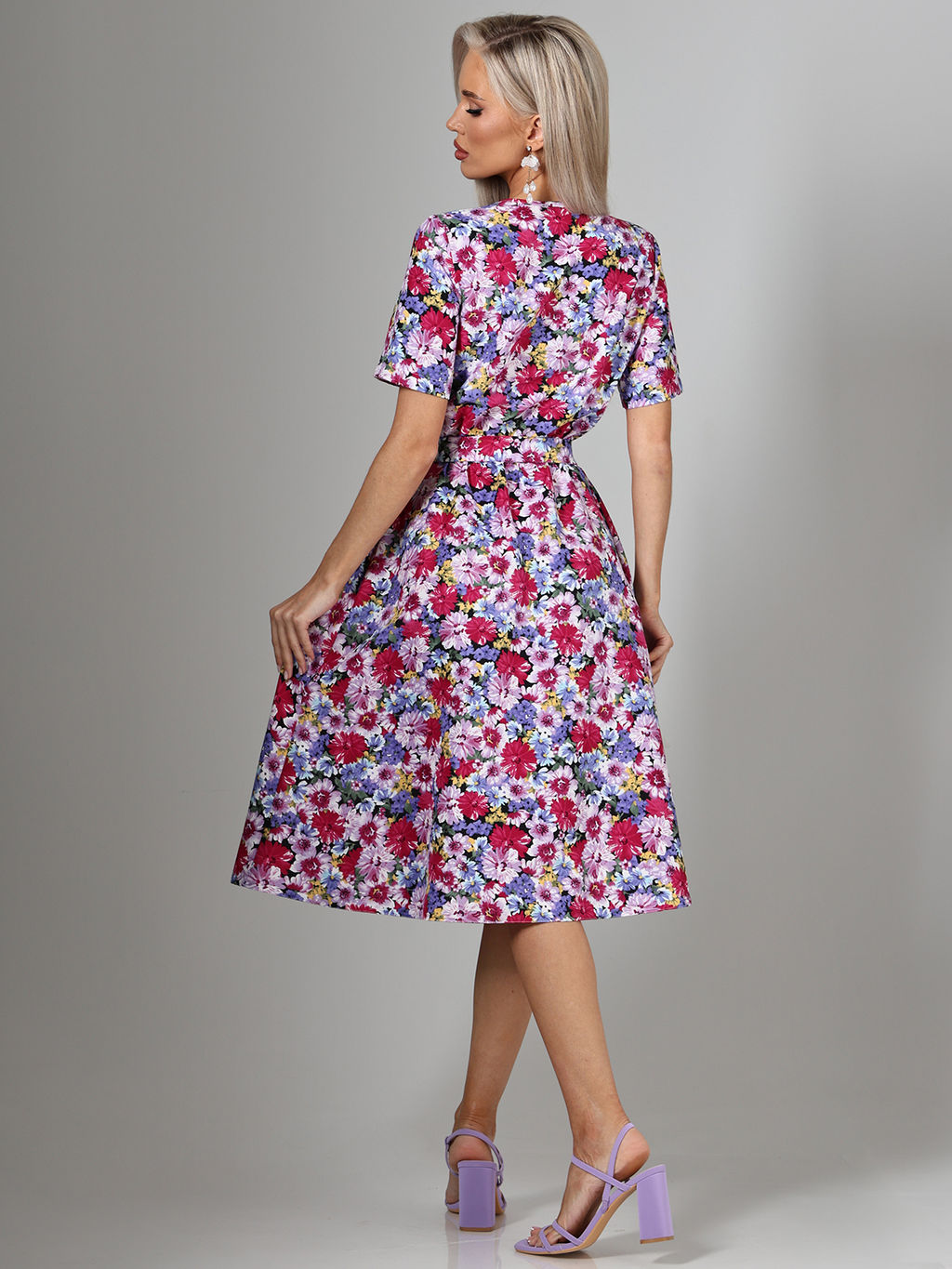 Платье Цветочный роман, кокетка - Dstrend фото 4