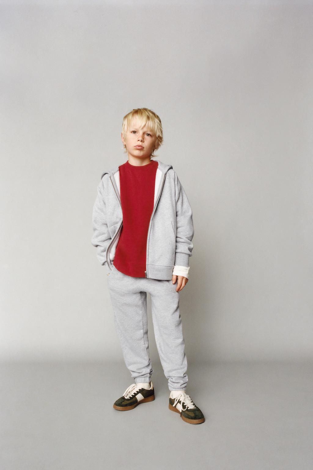 EMBROIDERED TEXT JOGGERS - Zara фото 11