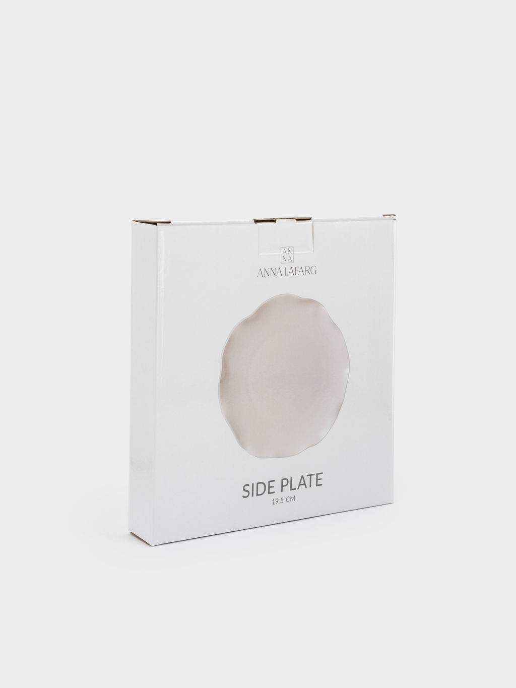 Тарелка закусочная, 20 см, фарфор P, белая, Волнистый край, White ocean - Anna lafarg фото 7