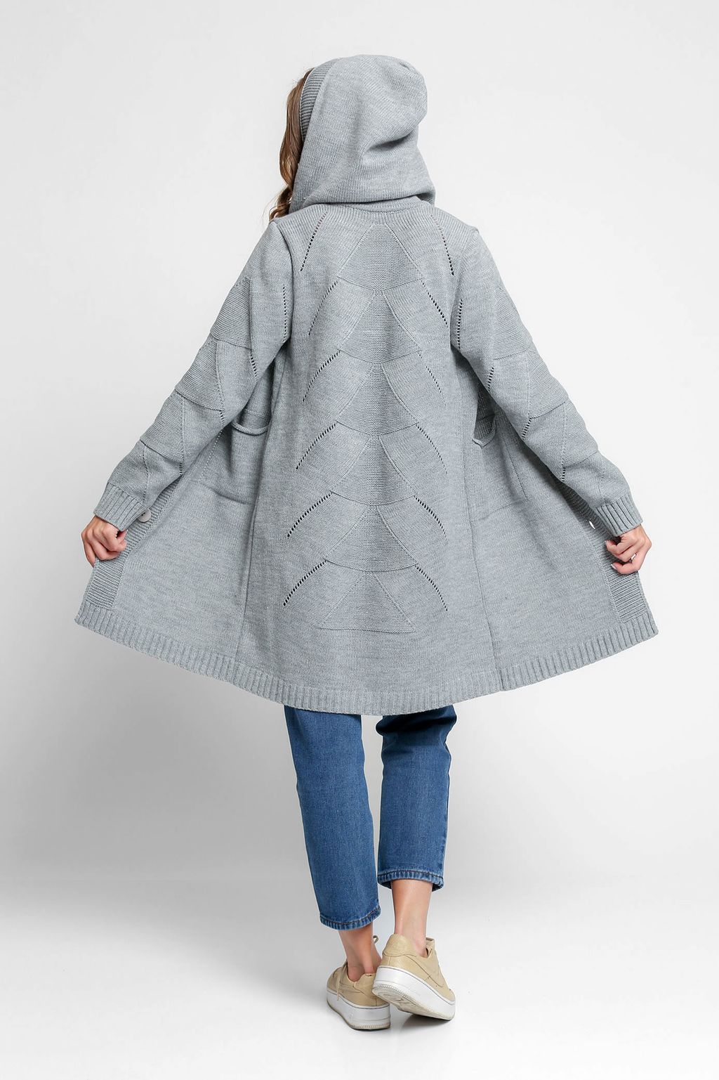 Кардиган 351056 к/серый (1490) - Злата Стиль фото 6