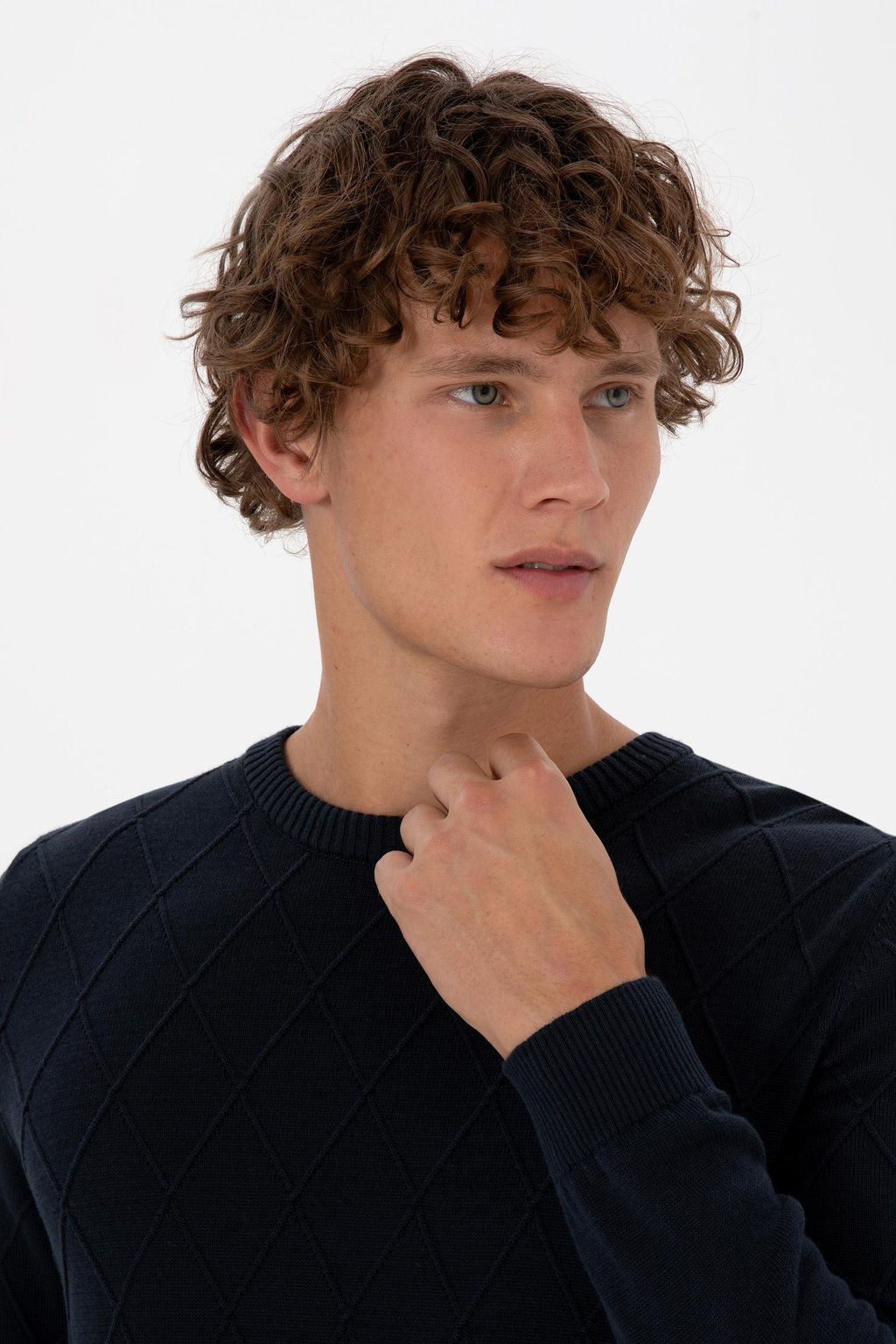 Erkek A__k Lacivert Kazak Sepette S_rpriz _ndirim - U.s. polo assn фото 2