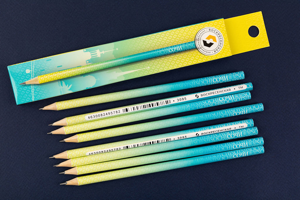 ВКФ Мой любимый город SUV-043 Карандаш графитный заточенный ТМ (HB) 4 шт. Сочи - Vista-artista фото 3