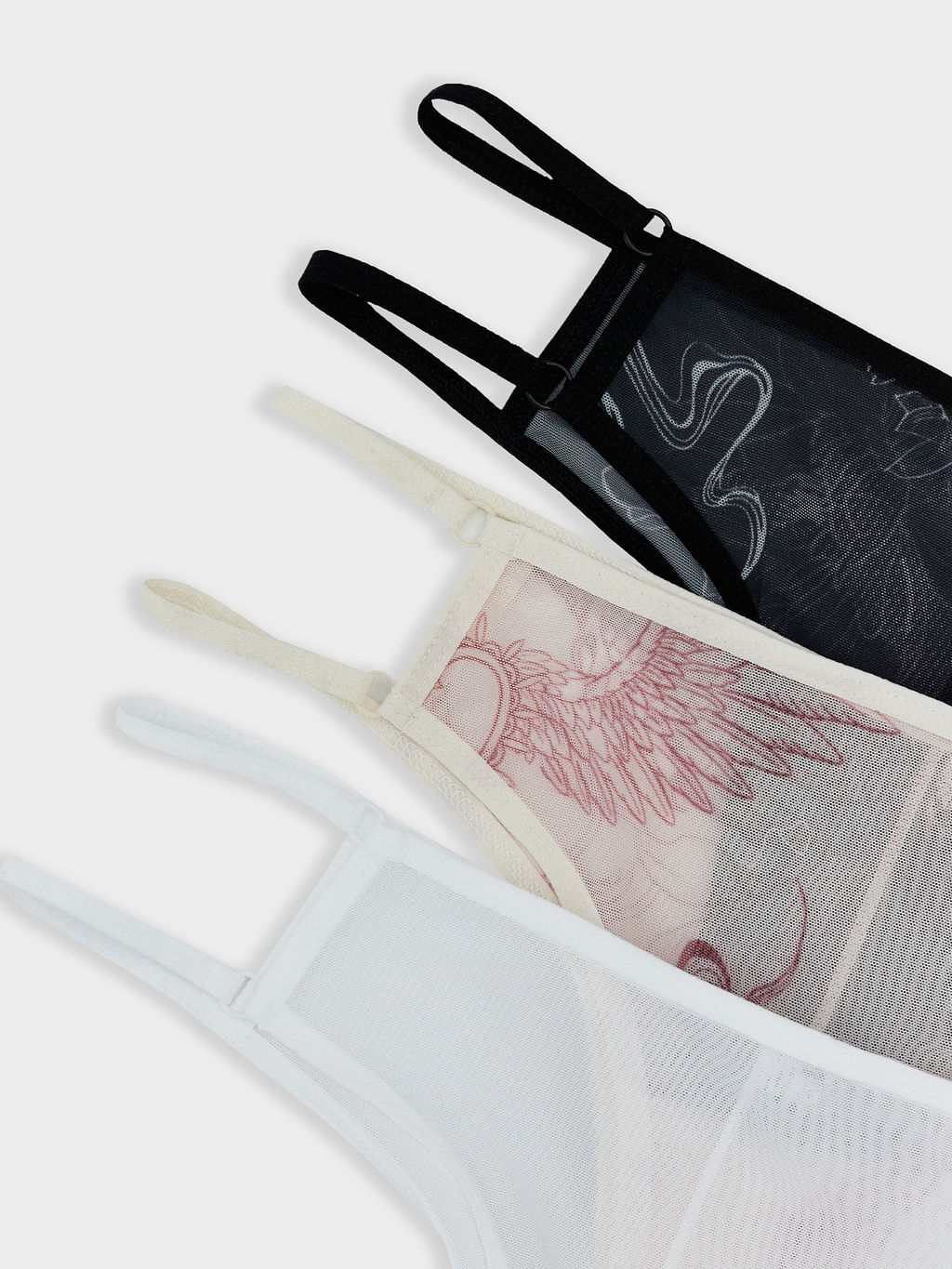 Цена за 2 штуки! Трусы бразилиана женские в наборе, 3 шт - Mark formelle фото 10