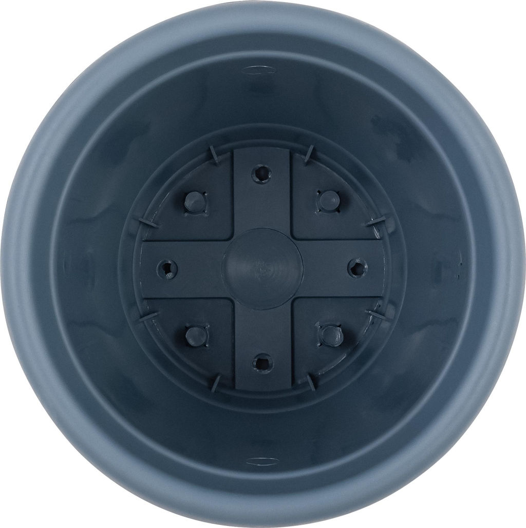 Горшок для цветов InGreen Aphrodite D 340 mm, 12,7л с подставкой №7 серый IG420711026 - Пластик репаблик фото 4