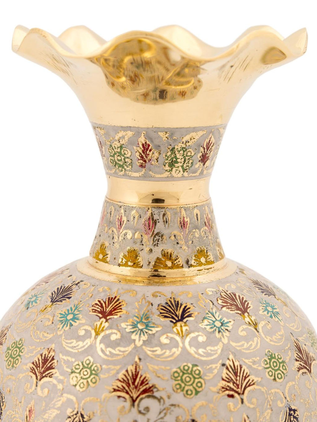 Ваза 8 №В3275/13/1 (TAJ WORK WHITE COLOUR) - Ганг фото 3