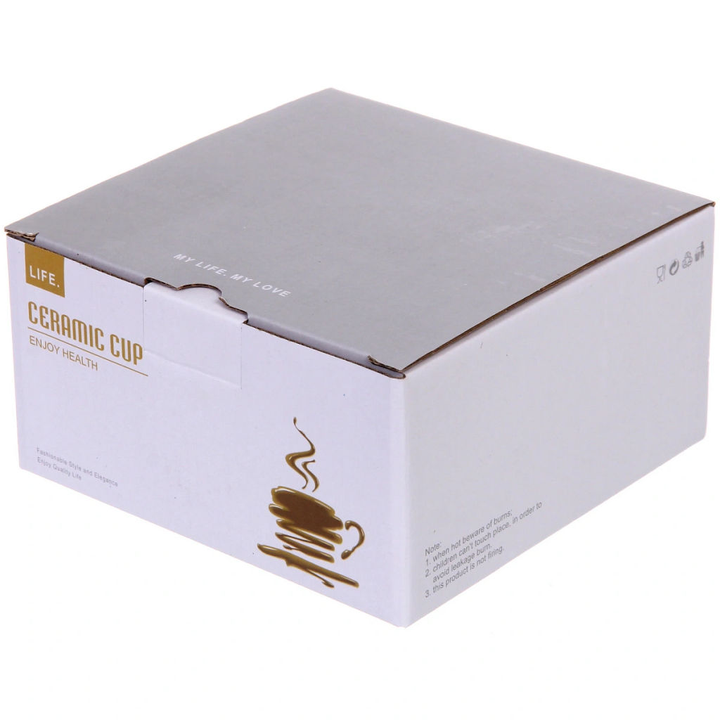 Чайная пара "Поэзия" (кружка 220мл, блюдце,ложка) серая