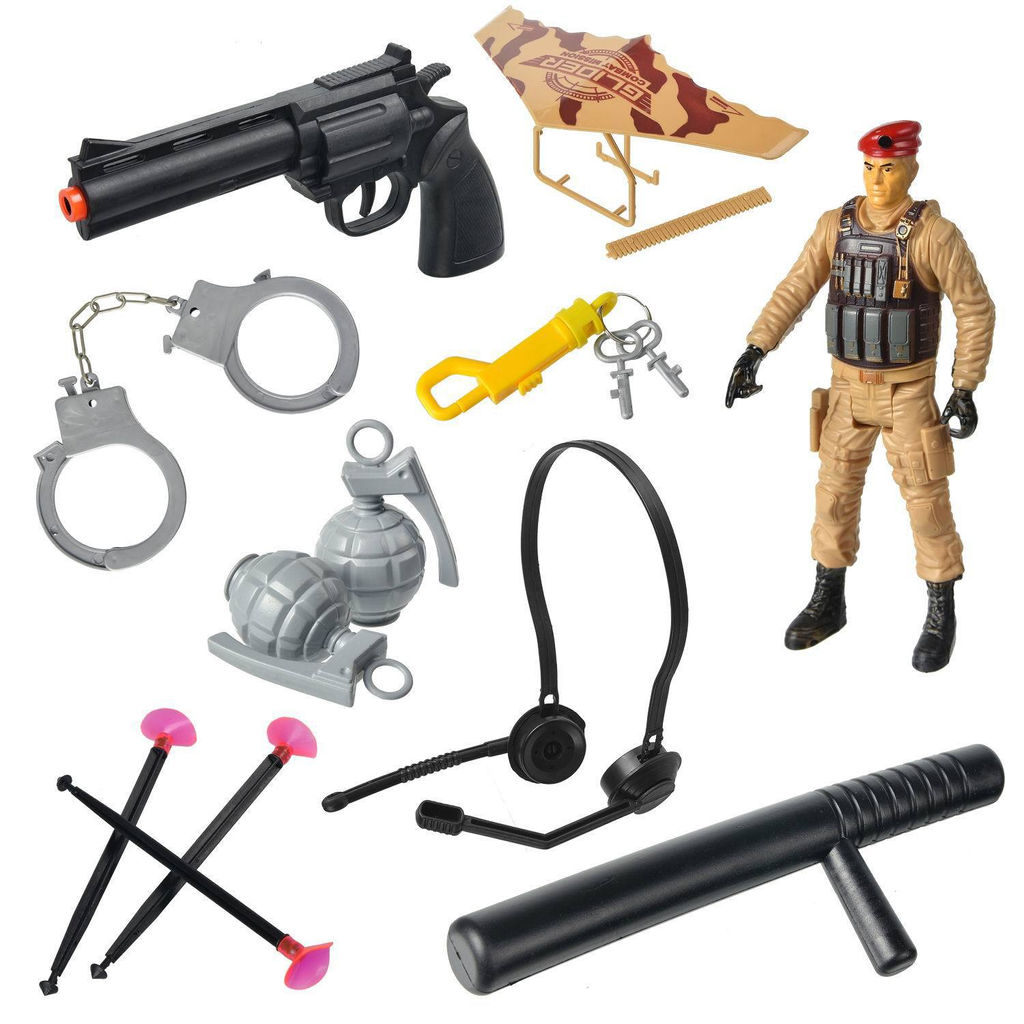 Набор игровой военный в рюкзачке - Junfa toys фото 4