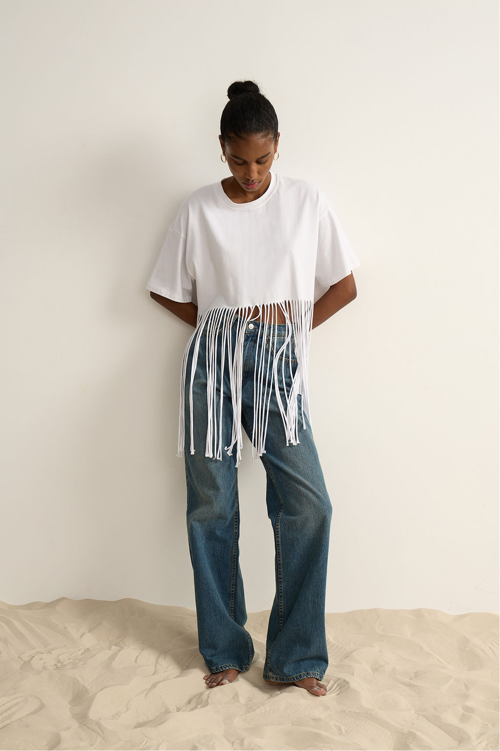 Футболка с бахромой - Mollis фото 3