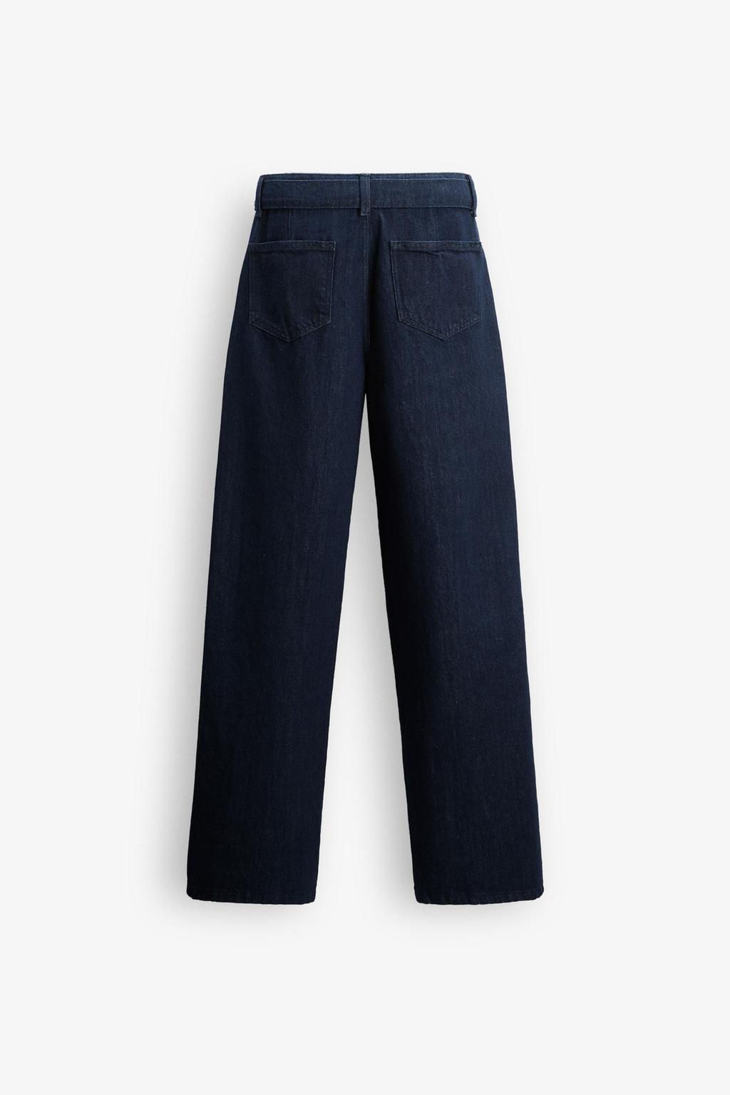 ZW COLLECTION STRAIGHT-LEG MID-RISE JEANS - Zara фото 18