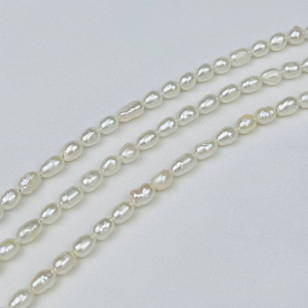 Бусины для украшений из белого Жемчуга 39 см
