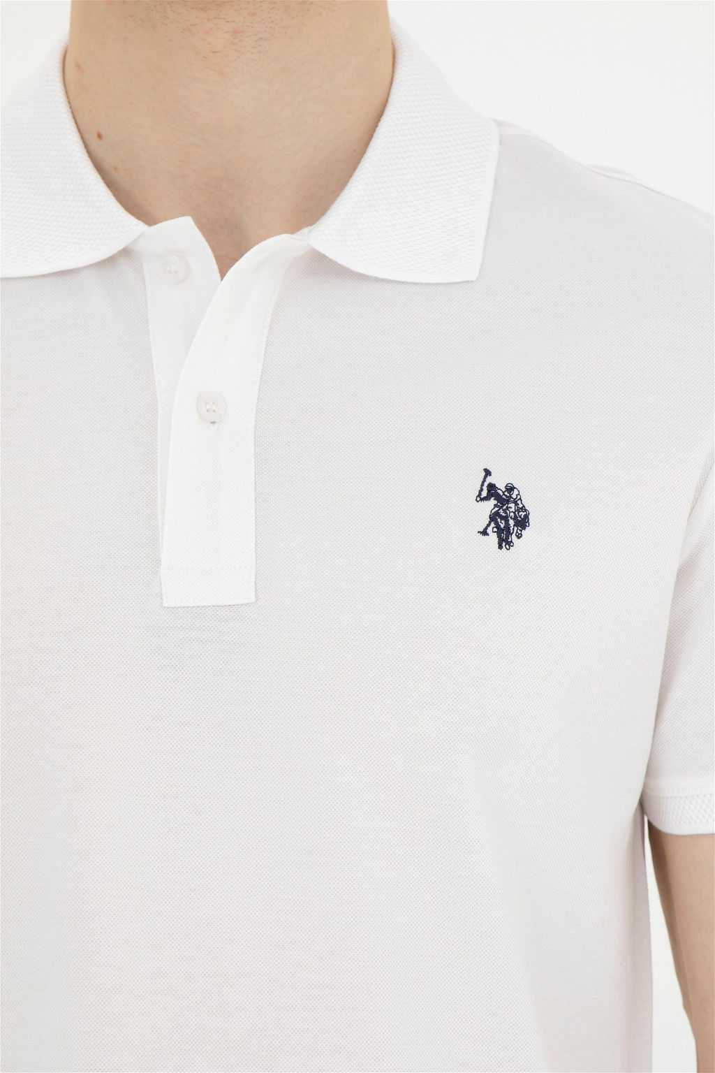 Мужская белая футболка - U.s. polo assn фото 7