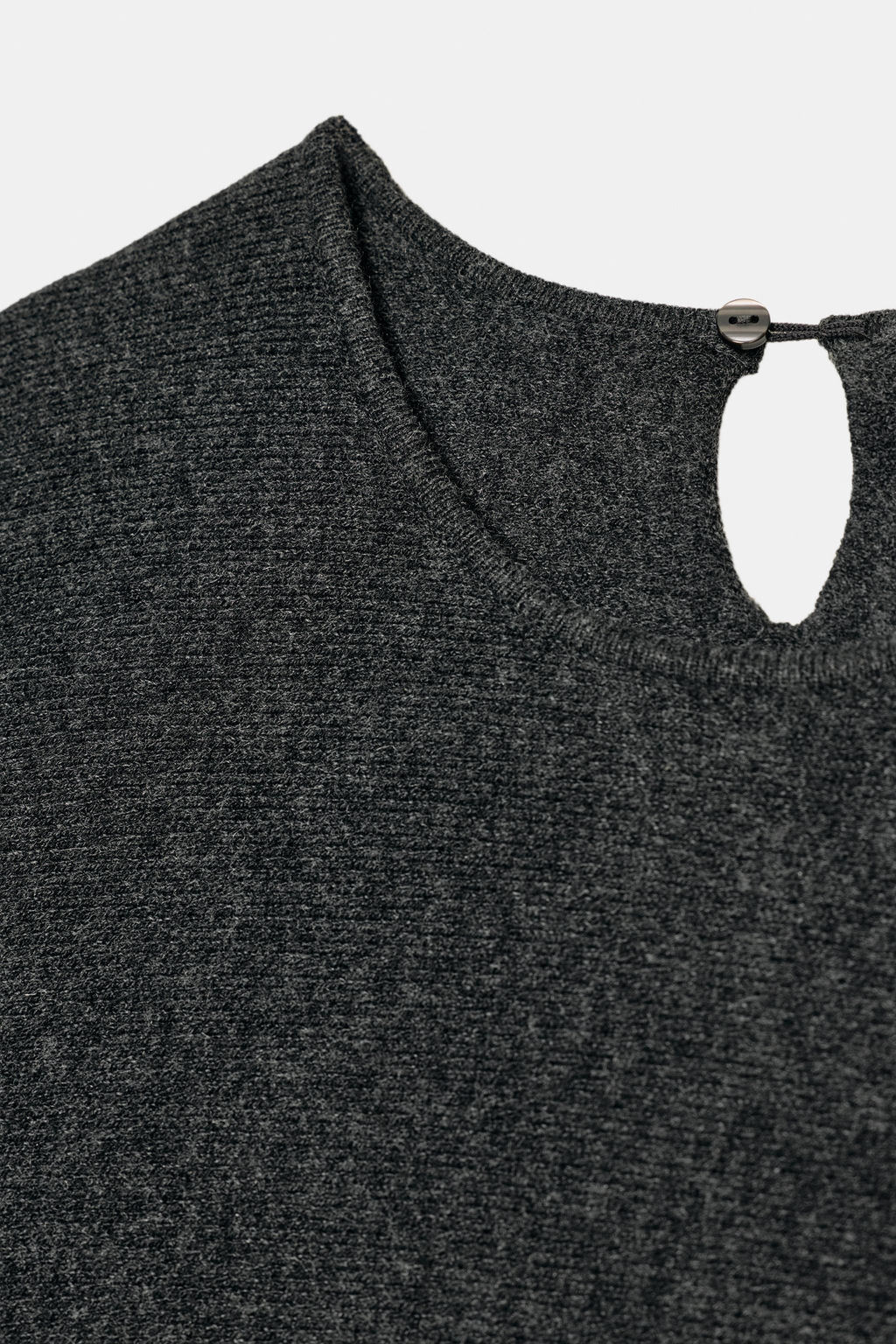 VESTIDO MIDI CINTUR?N / Gris - Zara фото 7