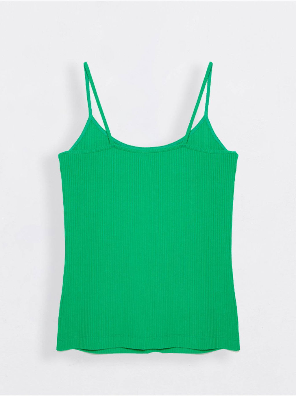 CONTE Легкий топ из вискозы на тонких бретелях LD 1121 green garden