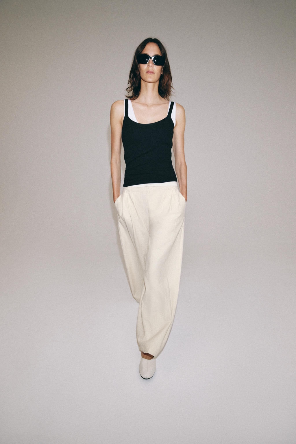CAMISETA RIB TIRANTES / Plomo - Zara фото 2