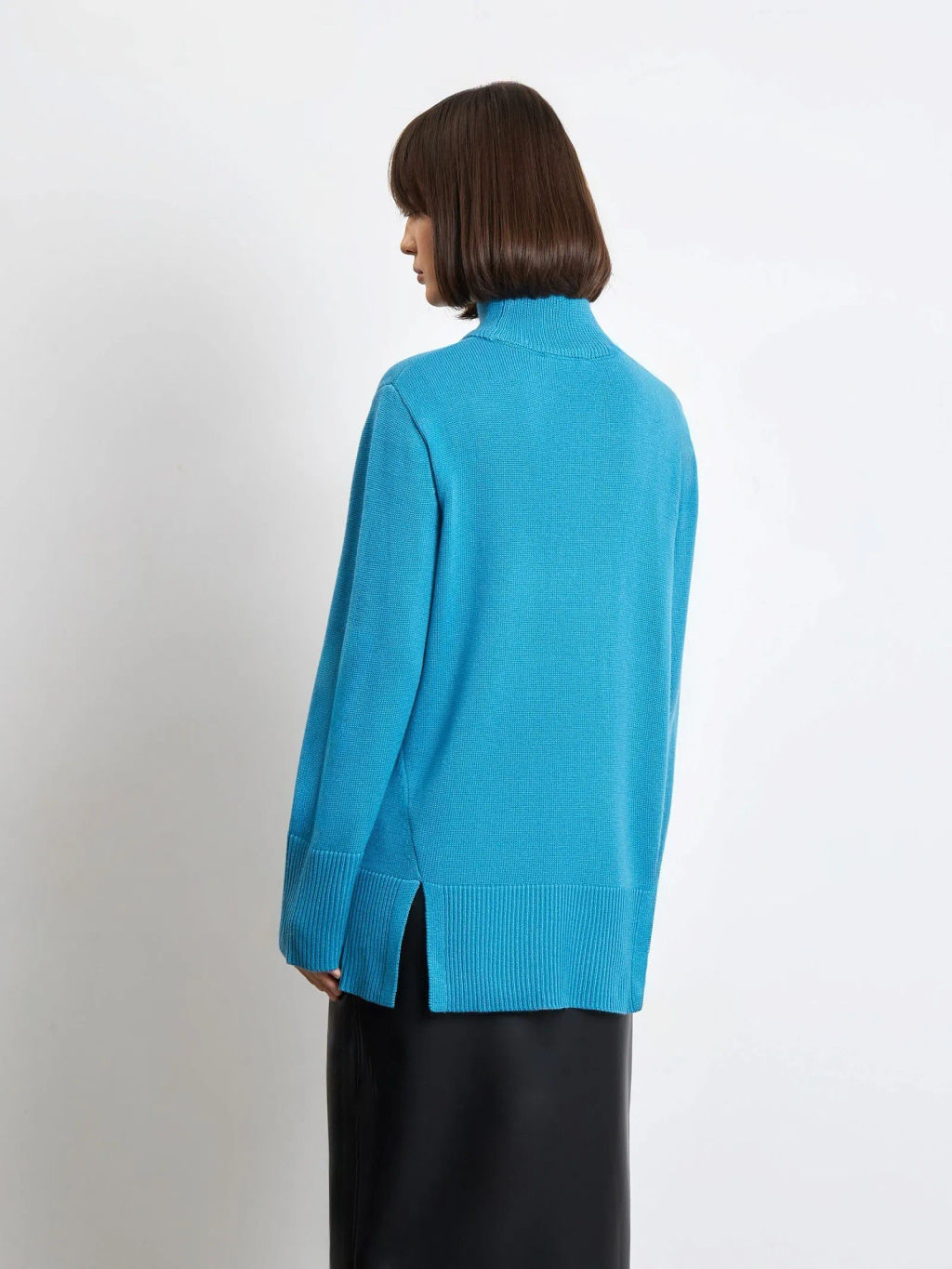 EMKA / Удлиненный свитер с шерстью  фото 4