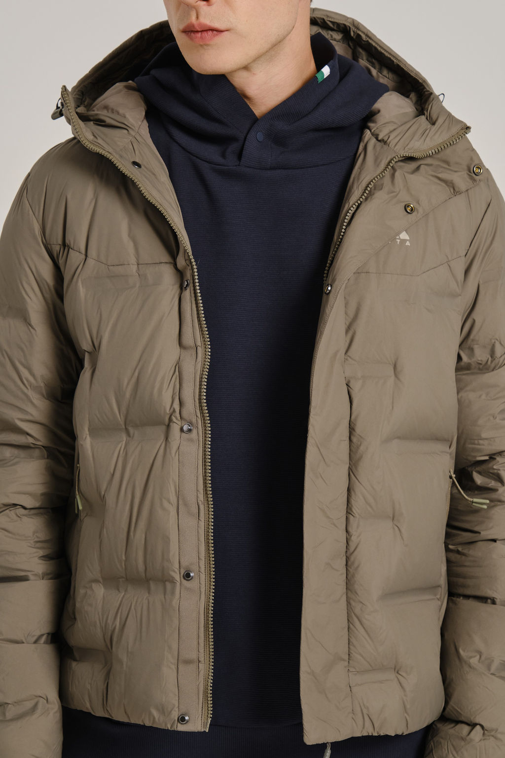 Пуховик короткий Хаки OUTDOOR Down Jacket - Anta фото 8