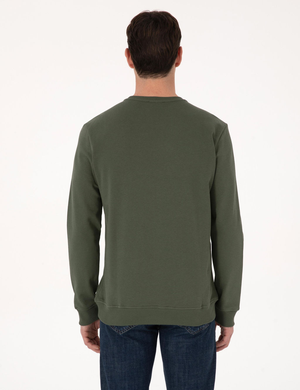 Haki Regular Fit Sweatshirt