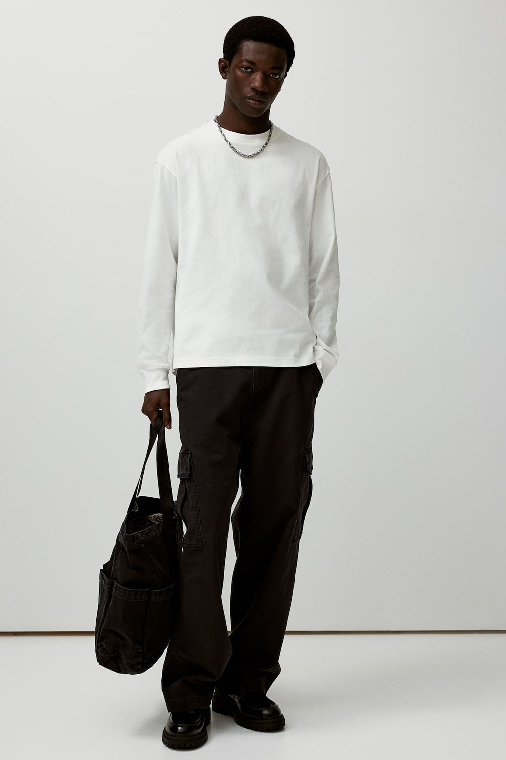 Sudadera en punto de algodon Loose Fit - H&m фото 4