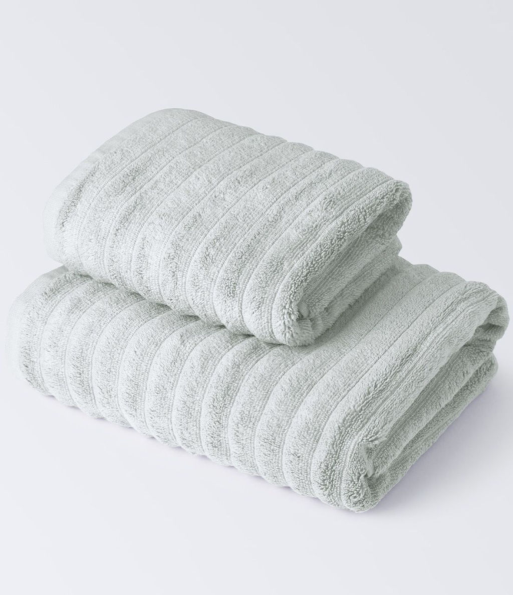 -15% Набор 2-х махровых полотенец Лайфстайл светло-серый (50x90 +70x130) - Ecotex фото 2
