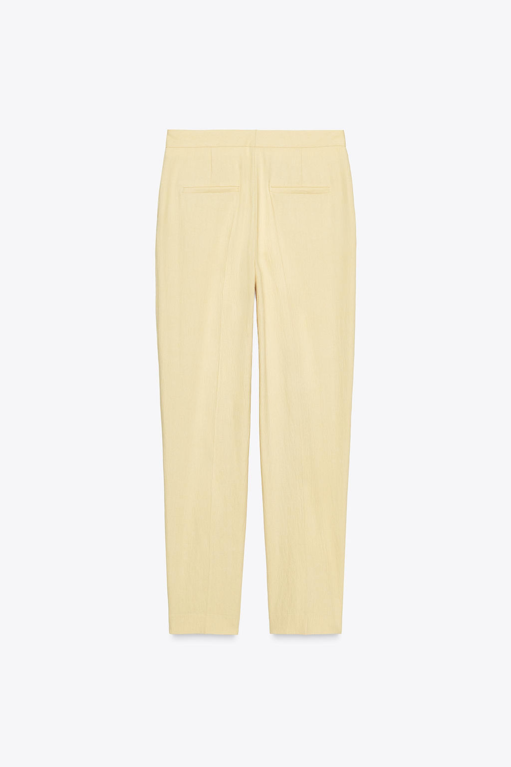 TEXTURED STRAIGHT-LEG TROUSERS - Zara фото 7