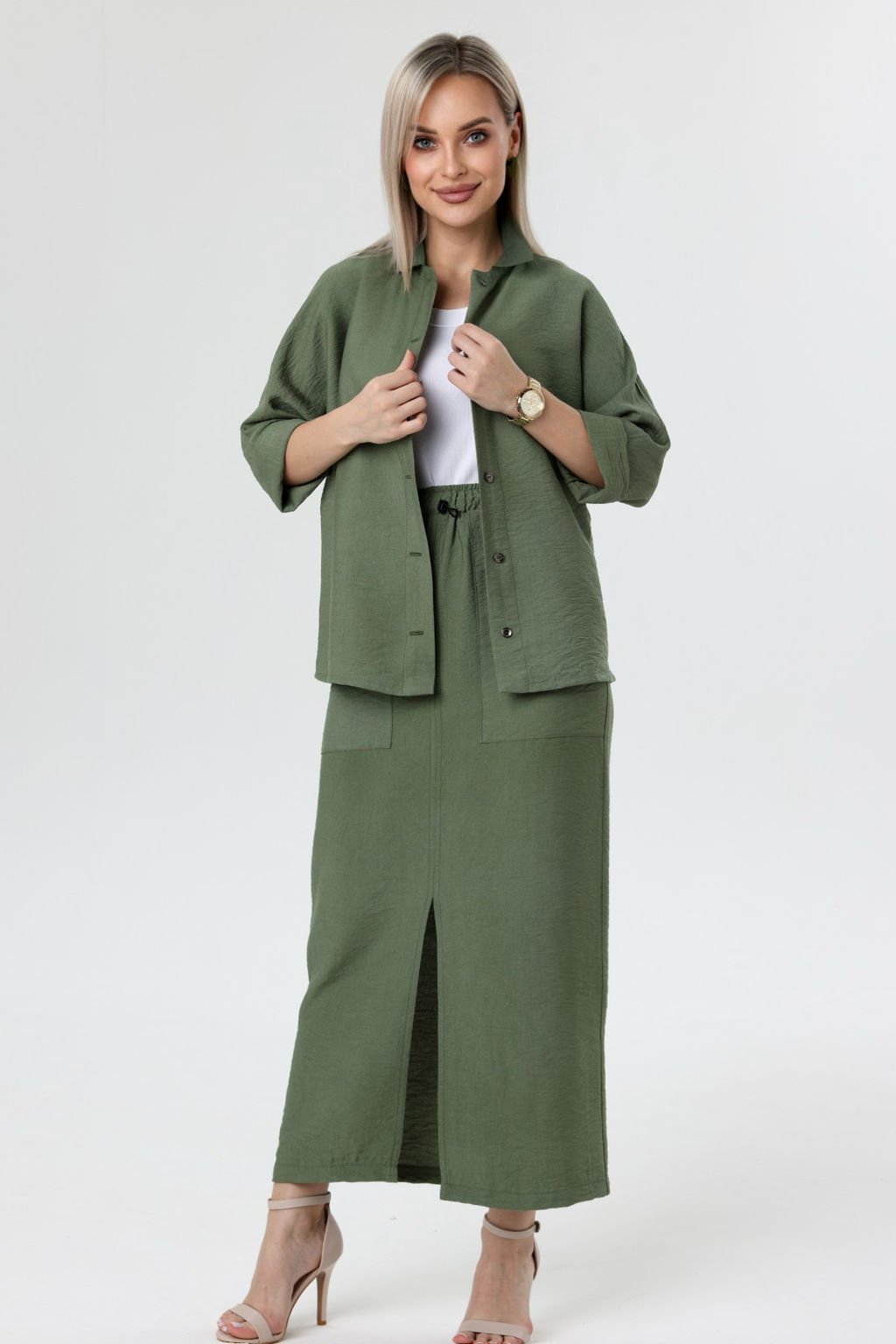 Рубашка женская 4274/03/Мокко - Rise фото 5