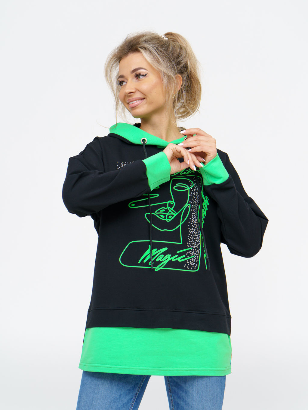 845 Туника "Зеленый"