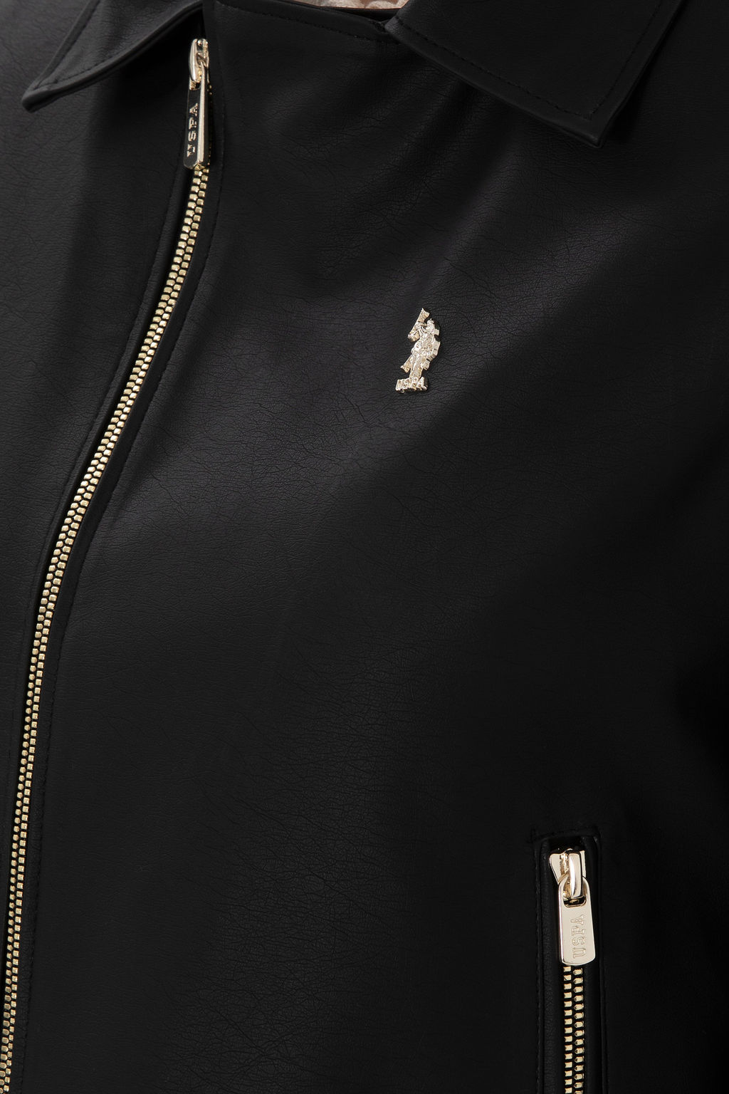 KadДn Siyah Deri Ceket - U.s. polo assn фото 7