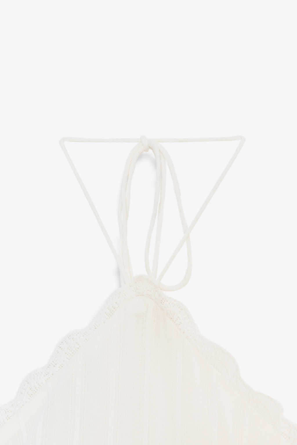 RUFFLED HALTER SHORT DRESS - Zara фото 6