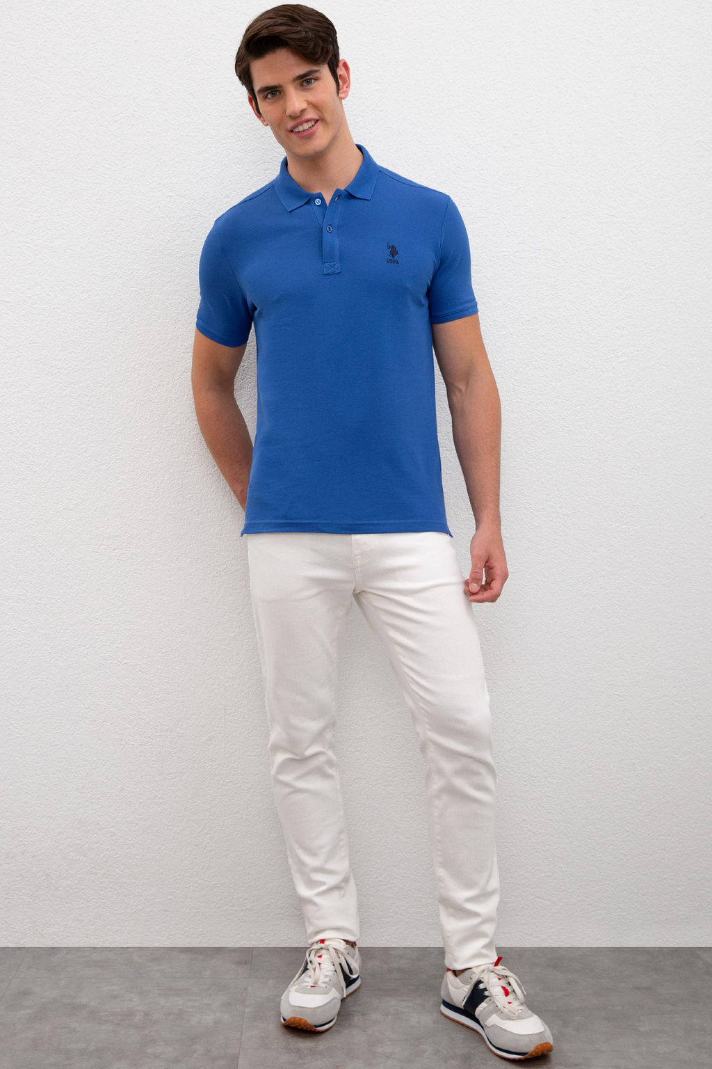Erkek Saks Basic Polo Yaka Ti__rt - U.s. polo assn фото 4