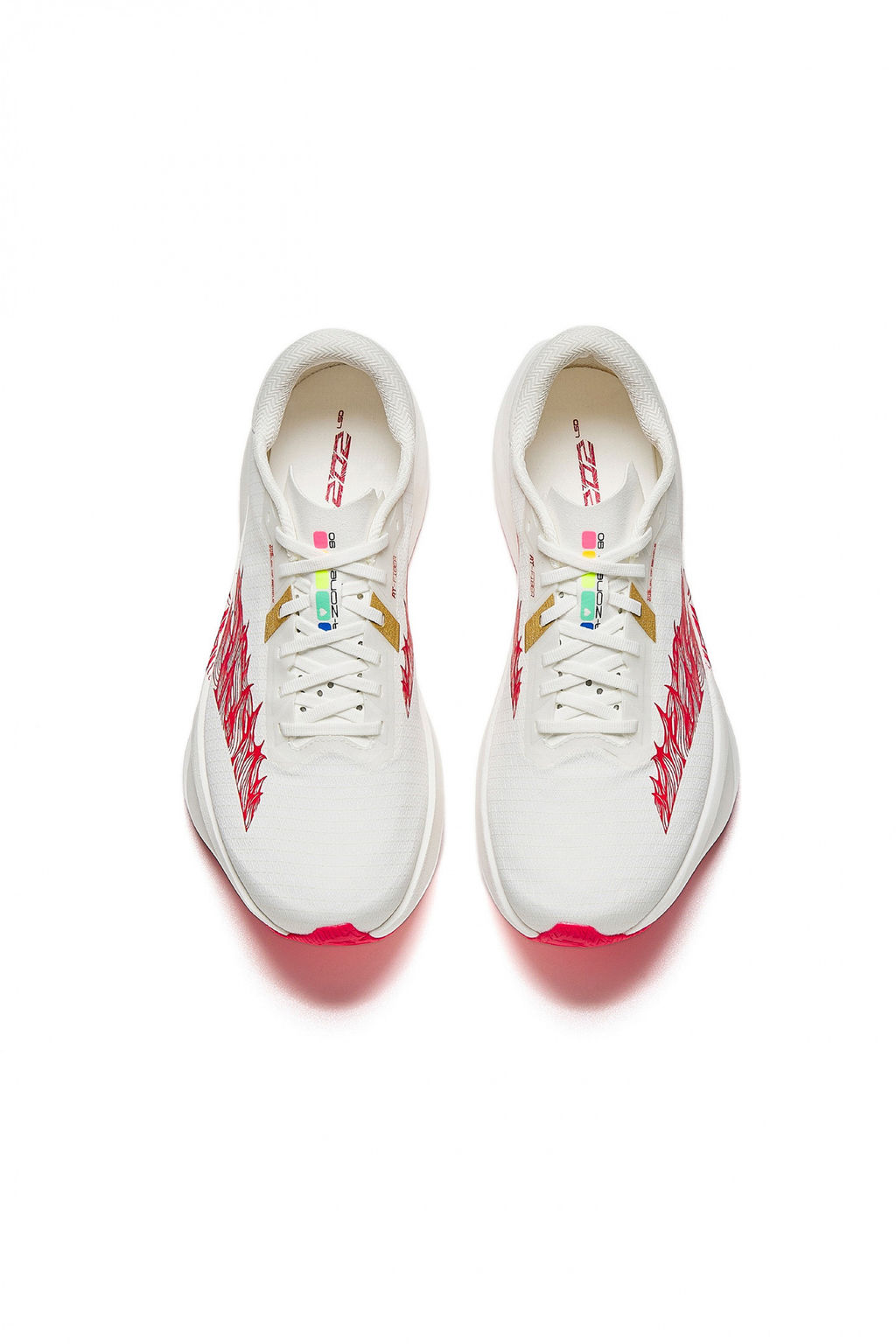Кроссовки для бега Белый/Красный/Золотистый ZONE 2 90 - Anta фото 3
