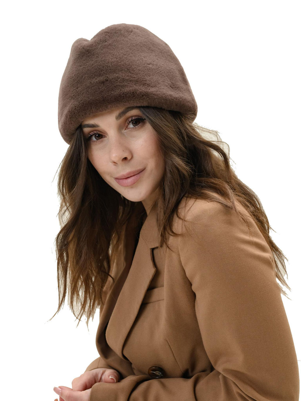 П26-23 Пилотка мех какао