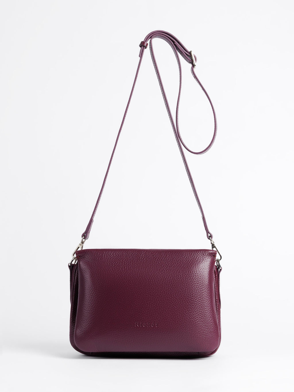 Женская кожаная сумка Richet 3280LN 603 Фиолетовый