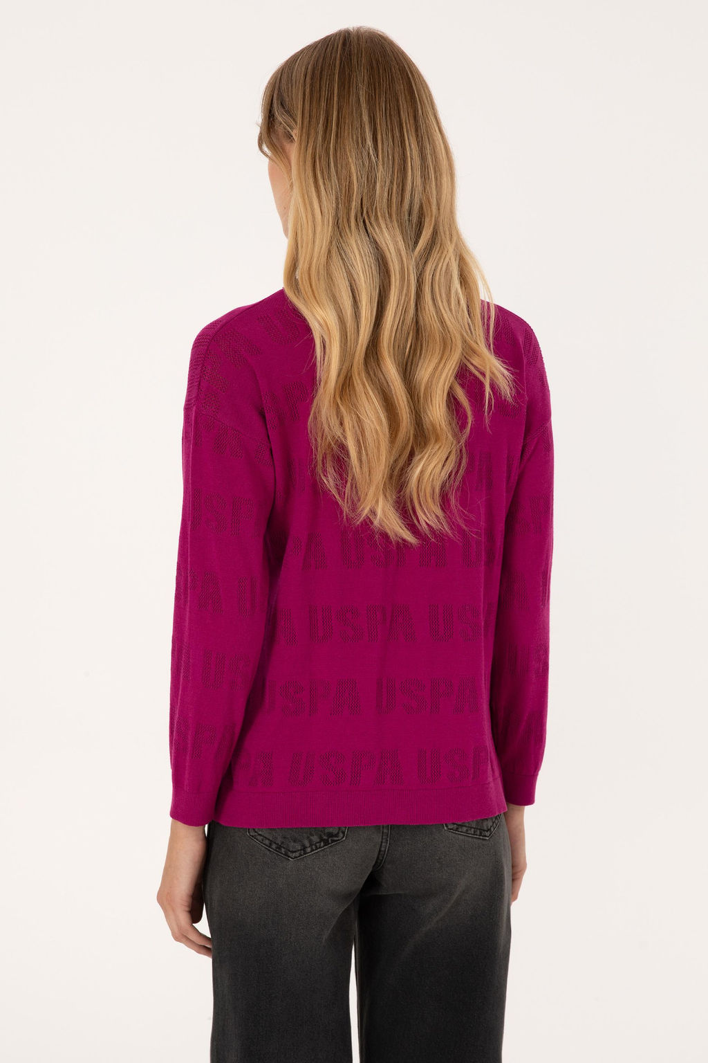 Kad_n Menek_e Bisiklet Yaka Kazak - U.s. polo assn фото 5